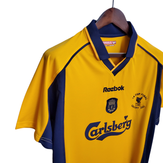 Camisa Liverpool Retrô 2000/2001 Amarela - Reebok